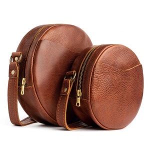 Portland Leather Circle Bag